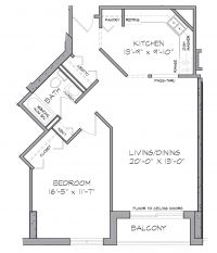 One Bedroom A1